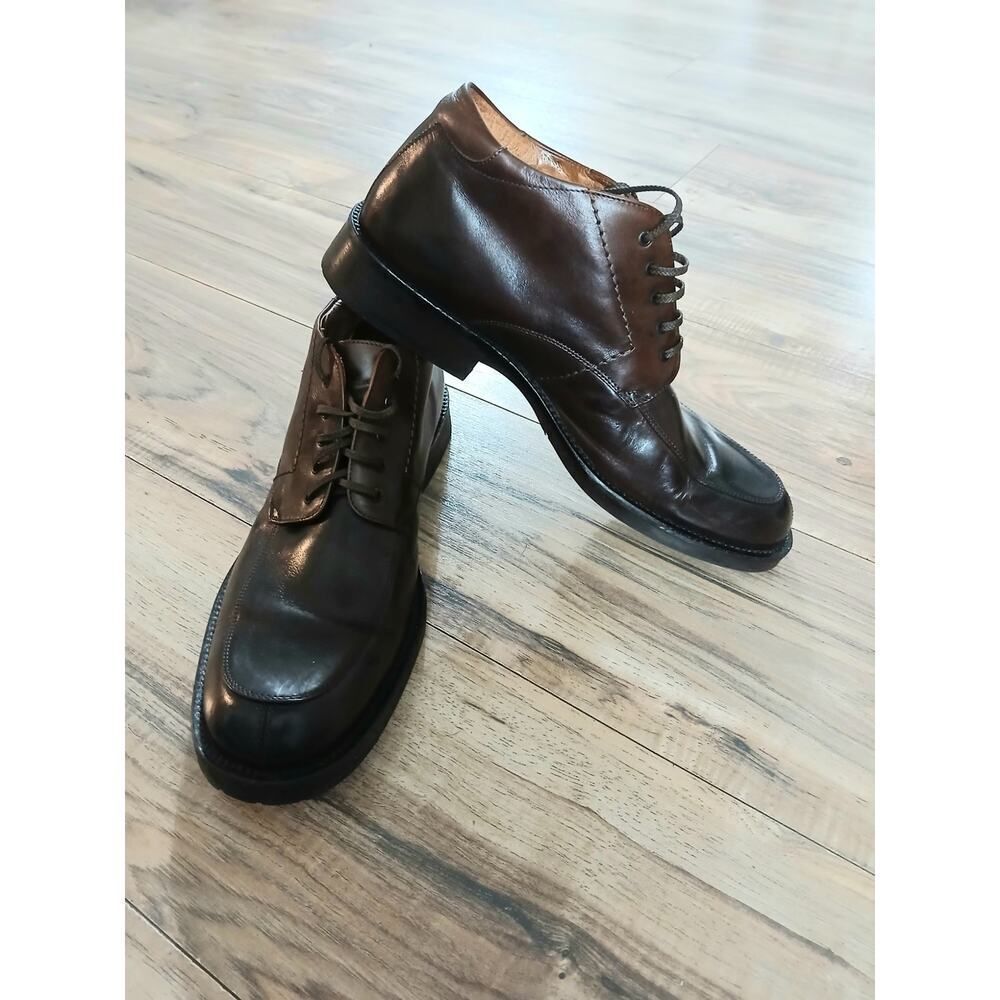 Johnston & Murphy Dark Brown Leather Boots